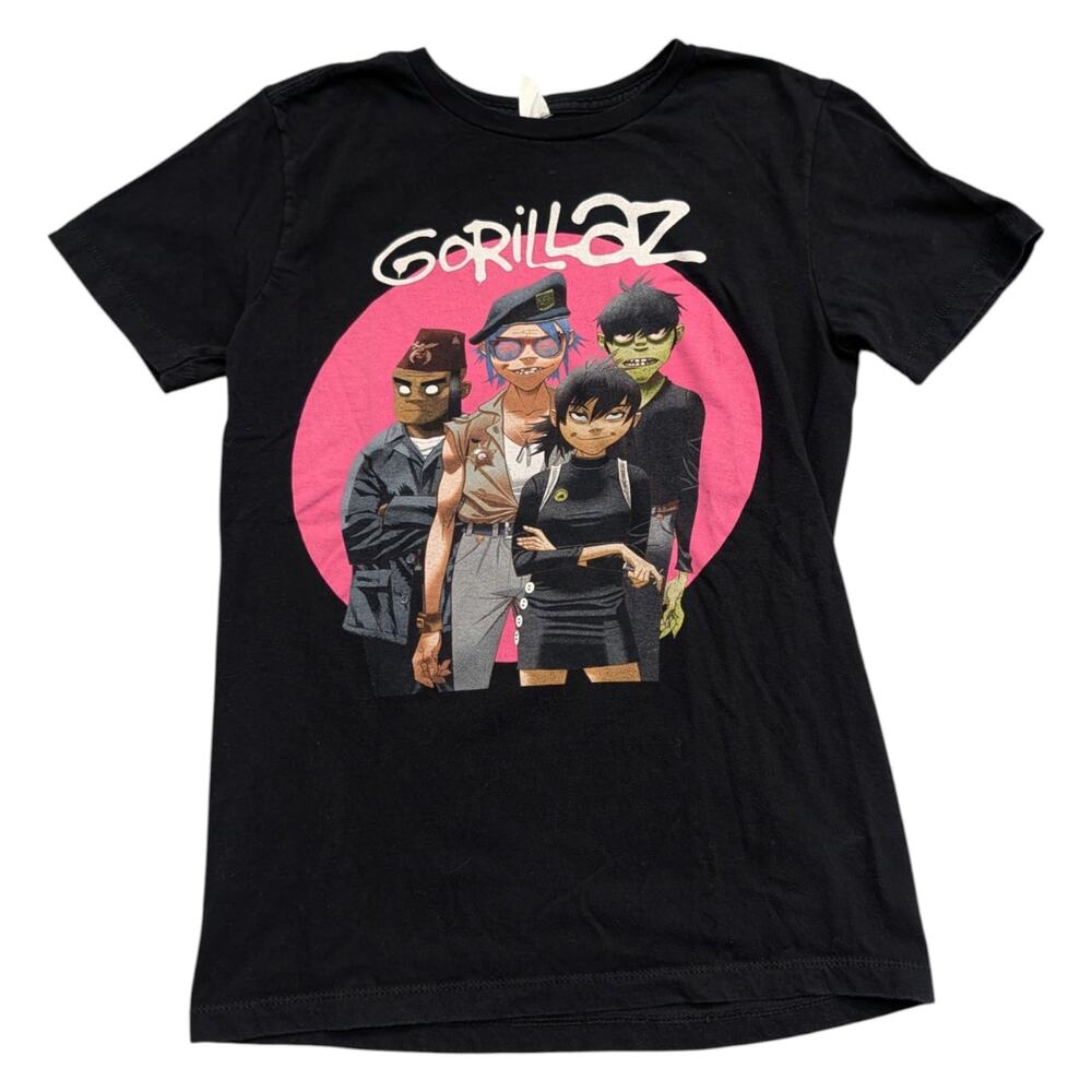 Mid 2000s Women's Gorillaz Band Short Sleeve T Shirt